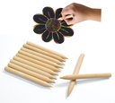 STYLETS  À  GRATTER JUMBO,LOT DE 10