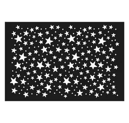 POCHOIR ETOILES, 10X15CM