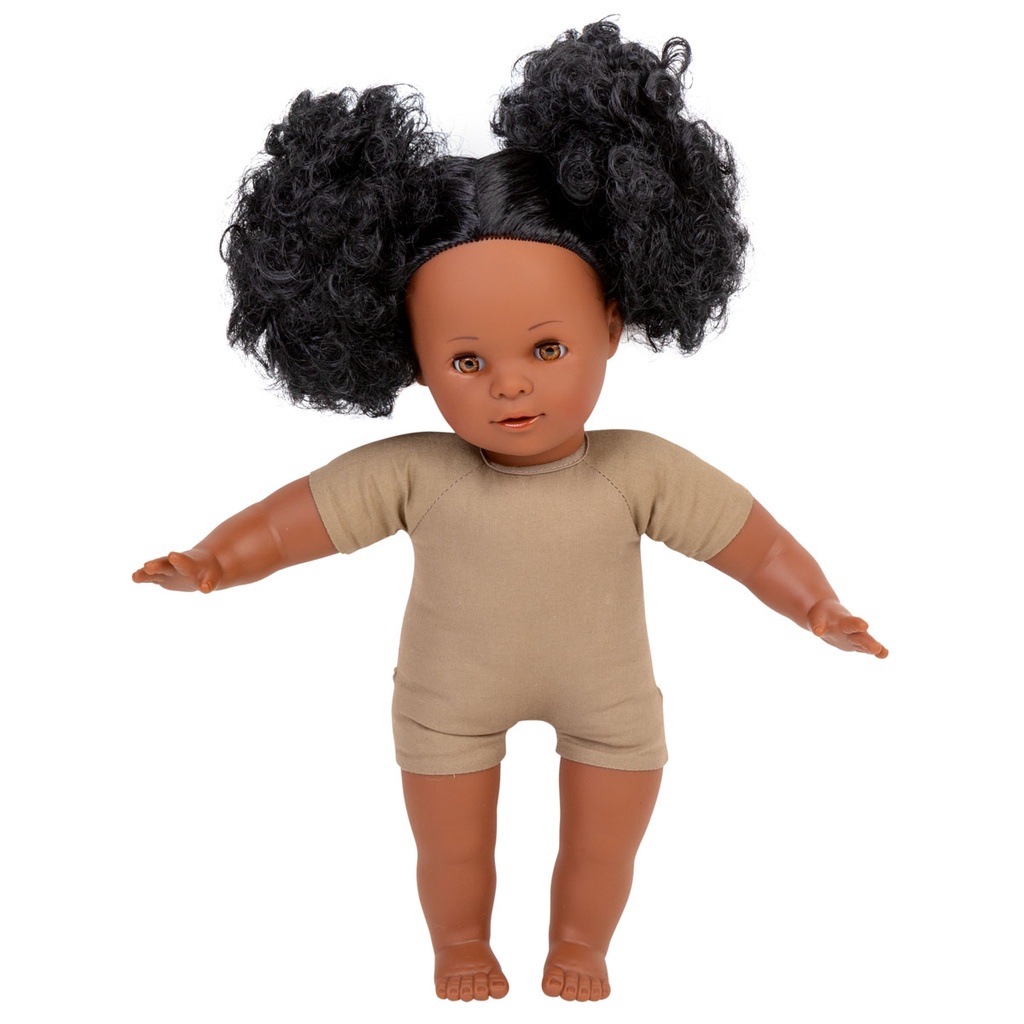 AFRIKANISCHE MÄDCHENPUPPE, 35 CM
