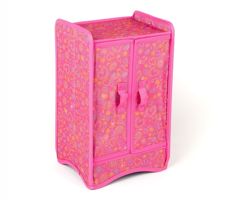 GARDE-ROBE POUR POUPÉE EN TISSU