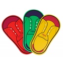 LACE-UP SHOES, SET OF 6