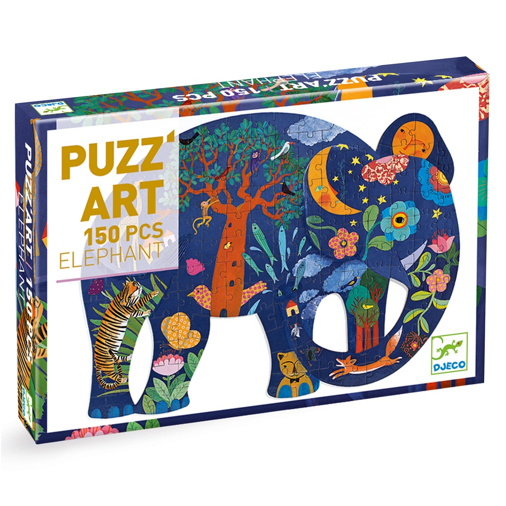 PUZZ'ART: ELEFANT, 150 TEILE