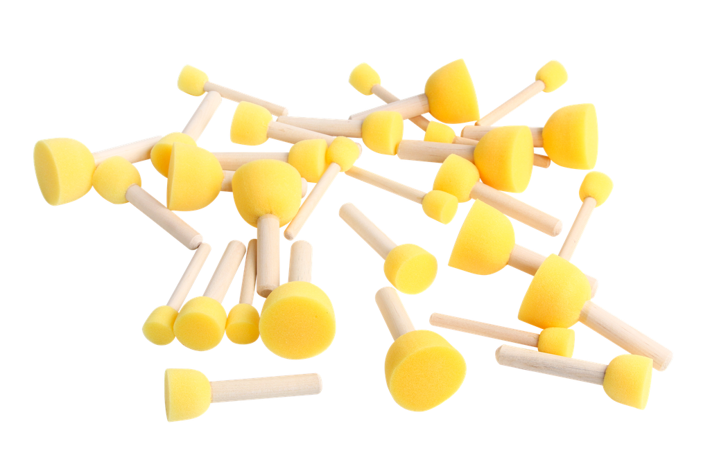 TAMPONS MOUSSE, LOT DE 30