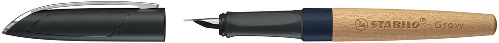 STYLO STABILO "GROW", BLEU MYRTILLE -BOIS DE HÊTRE