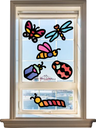 STAINED GLASS WINDOWS "INSECTS"