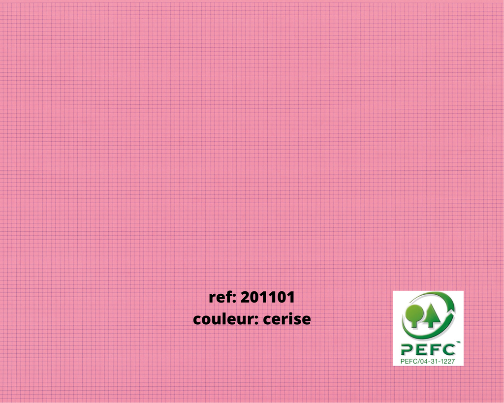 CARTON COUL.QUADRILLE 2 FACES 50 x 65 cm *A LA COULEUR