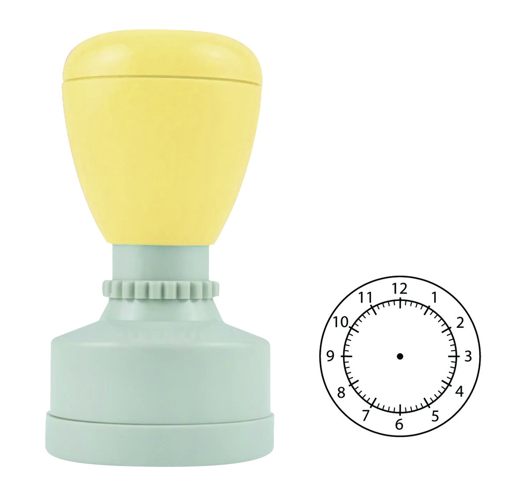 KLOK MINUTEN STEMPEL