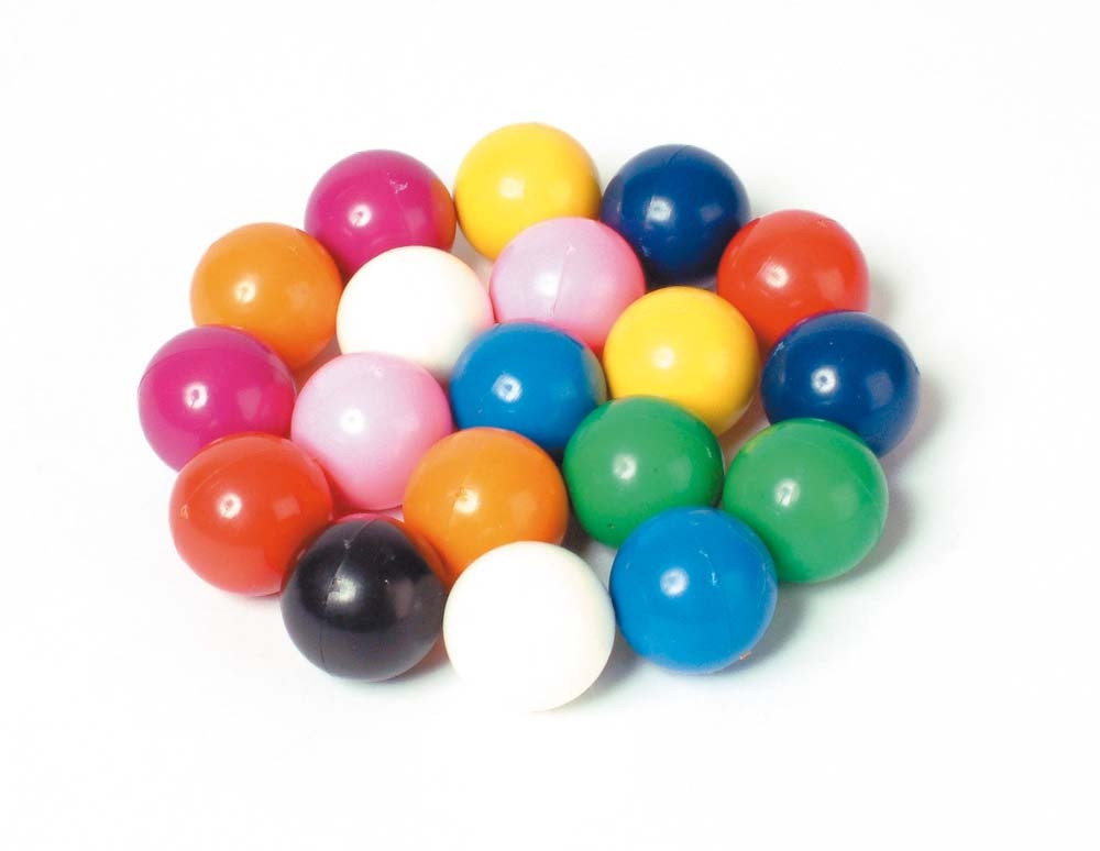 BILLES MAGNETIQUES COLORÉES, SET DE 20