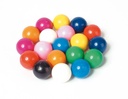 BILLES MAGNETIQUES COLORÉES, SET DE 20