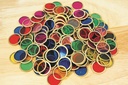 JETONS MAGNÉTIQUES COLORÉS, SET DE 100