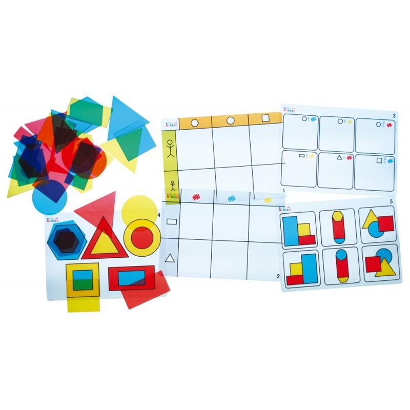 TRANSPARENT GEOMETRIC BLOCKS