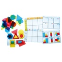 TRANSPARENT GEOMETRIC BLOCKS