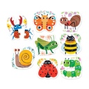 KLEINE LEBEWESEN-PUZZLES, 8 PUZZLES à 4 STÜCKE