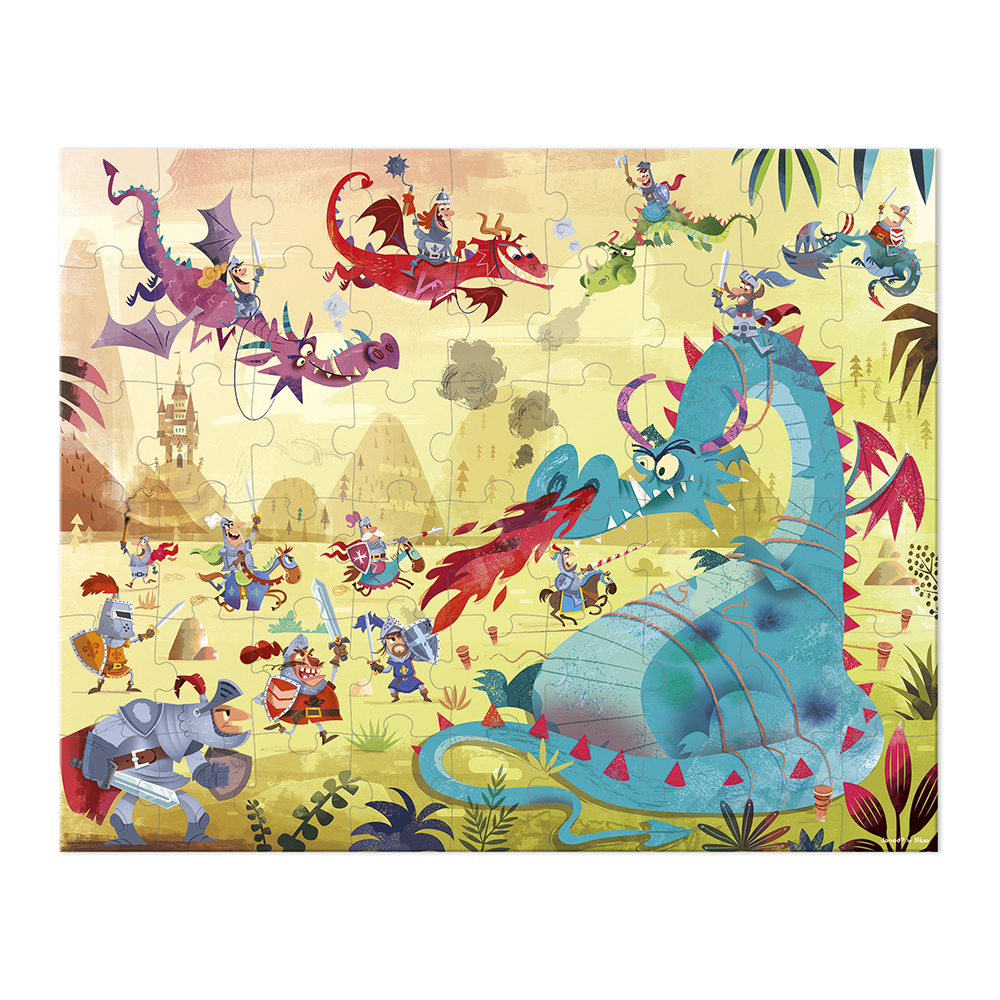 DRACHENPUZZLE, 54 TEILE