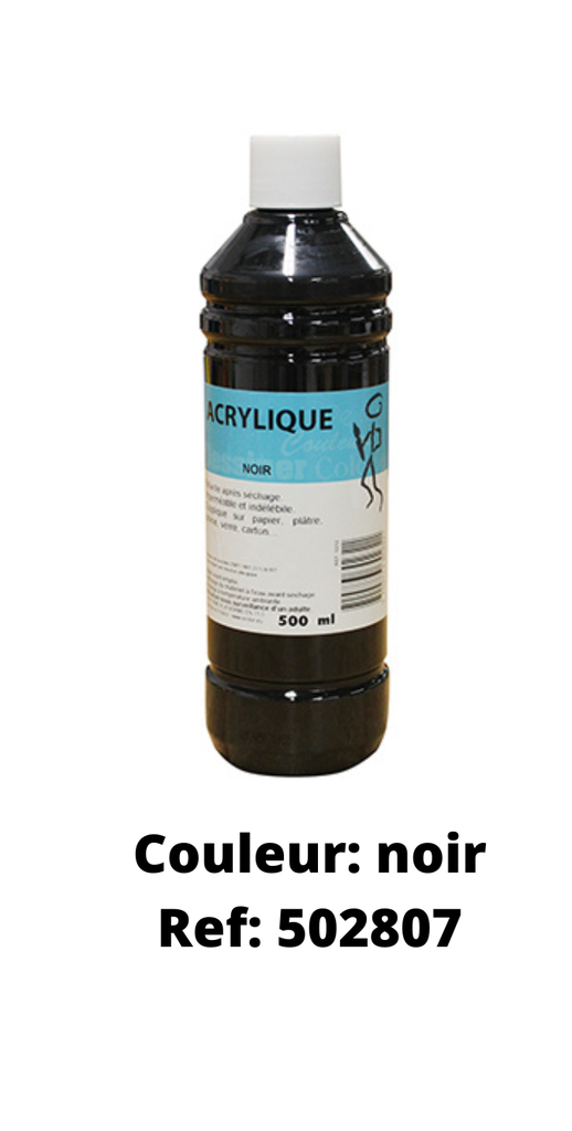 Glanzende acrylverf 500CC *Op kleur
