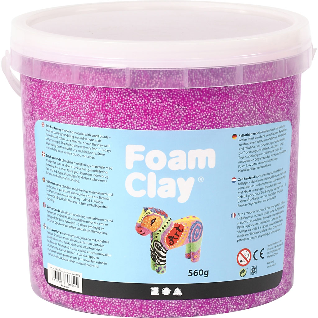 SCHUIMKLEI, DE PAARSE POT 560 GR