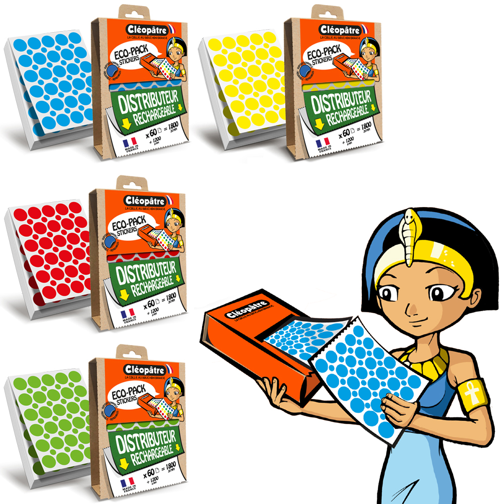 BOÎTES ÉCO-PACK + PARAVENTS 60 FEUILLES, LOT DE 4