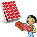 REFILL 1 SCREEN 60 SHEETS "ECO-PACK" RED