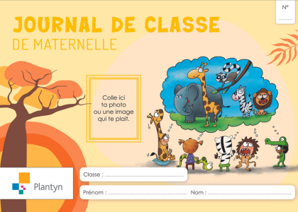 PLANTYN CLASS JOURNAL, KINDERGARTEN