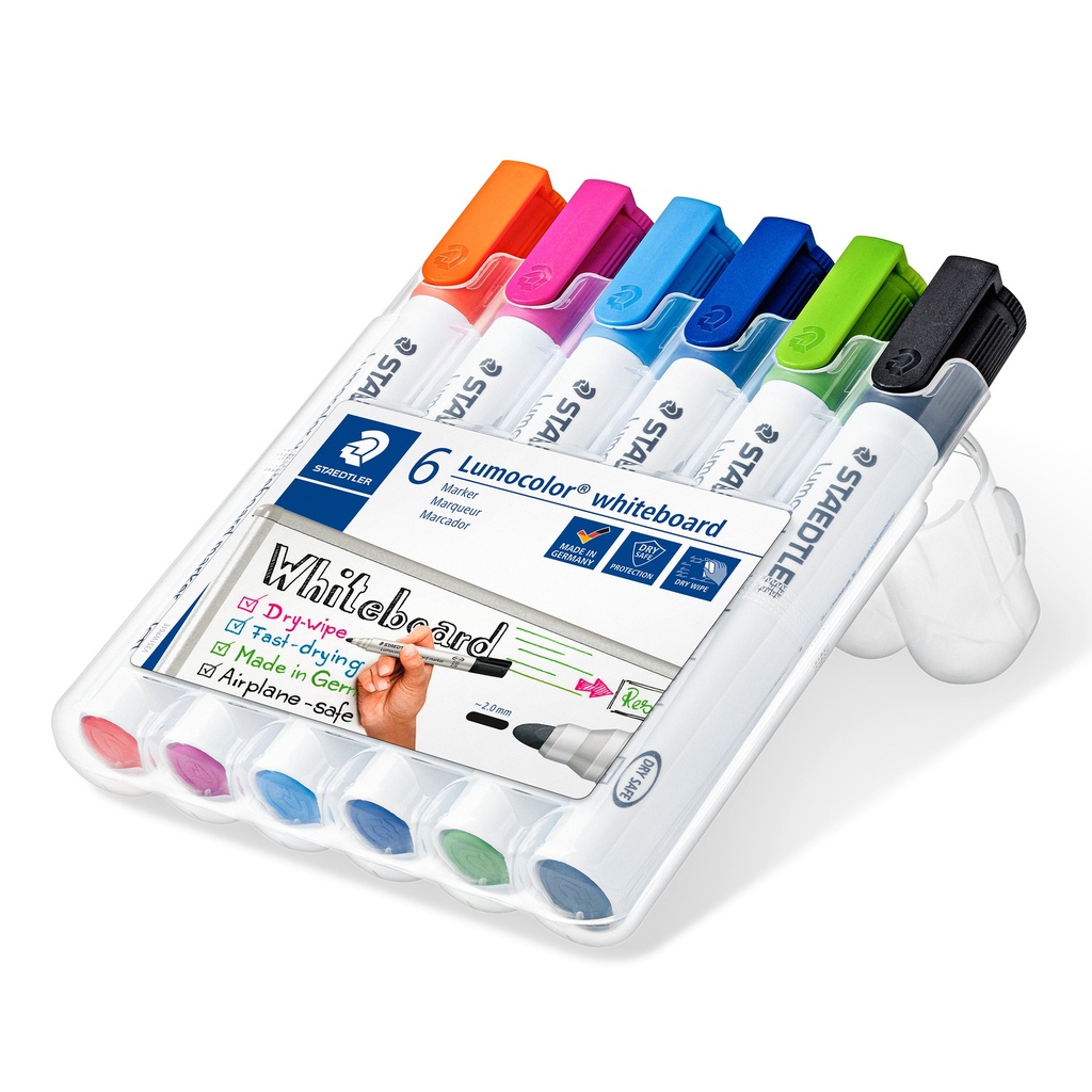 STAEDTLER WHITEBOARDMARKERS, DOOS VAN 6