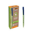 BIC ECOLUTION BLUE BALLPOINT PENS, EACH