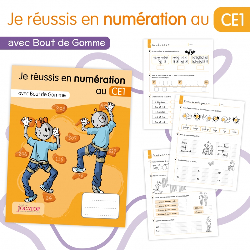 JE RÉUSSIS EN NUMÉRATION , 2-3 ÈMES PRIMAIRES