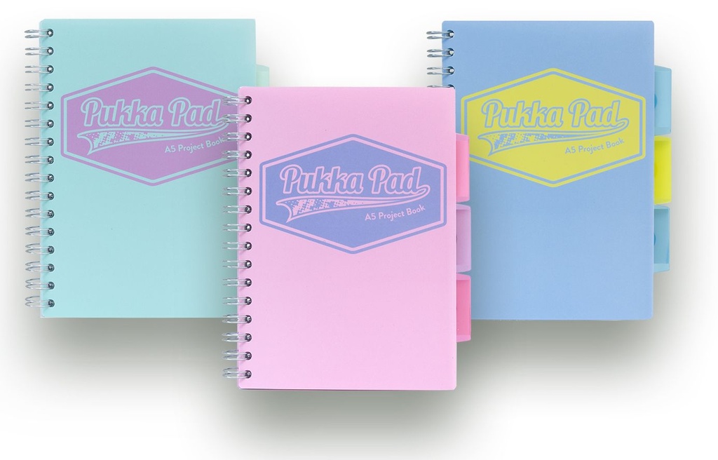 PUKKA PAD PASTEL PROJEKTBUCH, LINIERT - A5, PACK