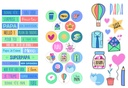 "SUPER DAD" STICKERS