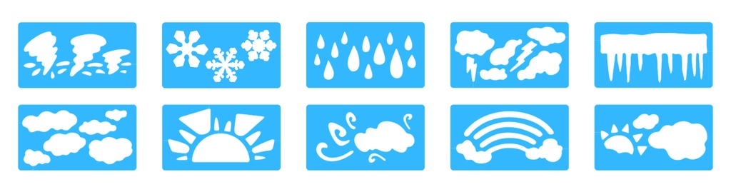 POCHOIRS MÉTÉO