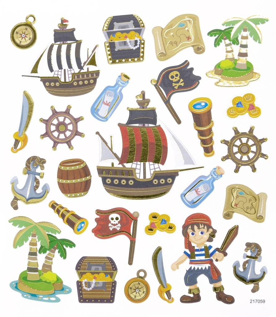 "PIRATES" STICKERS