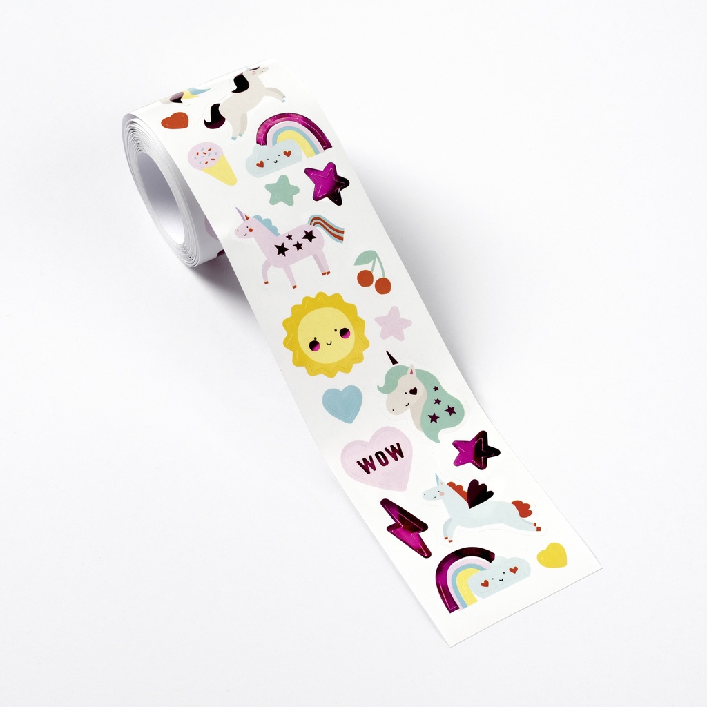 STICKERS LES LICORNES, LE ROULEAU