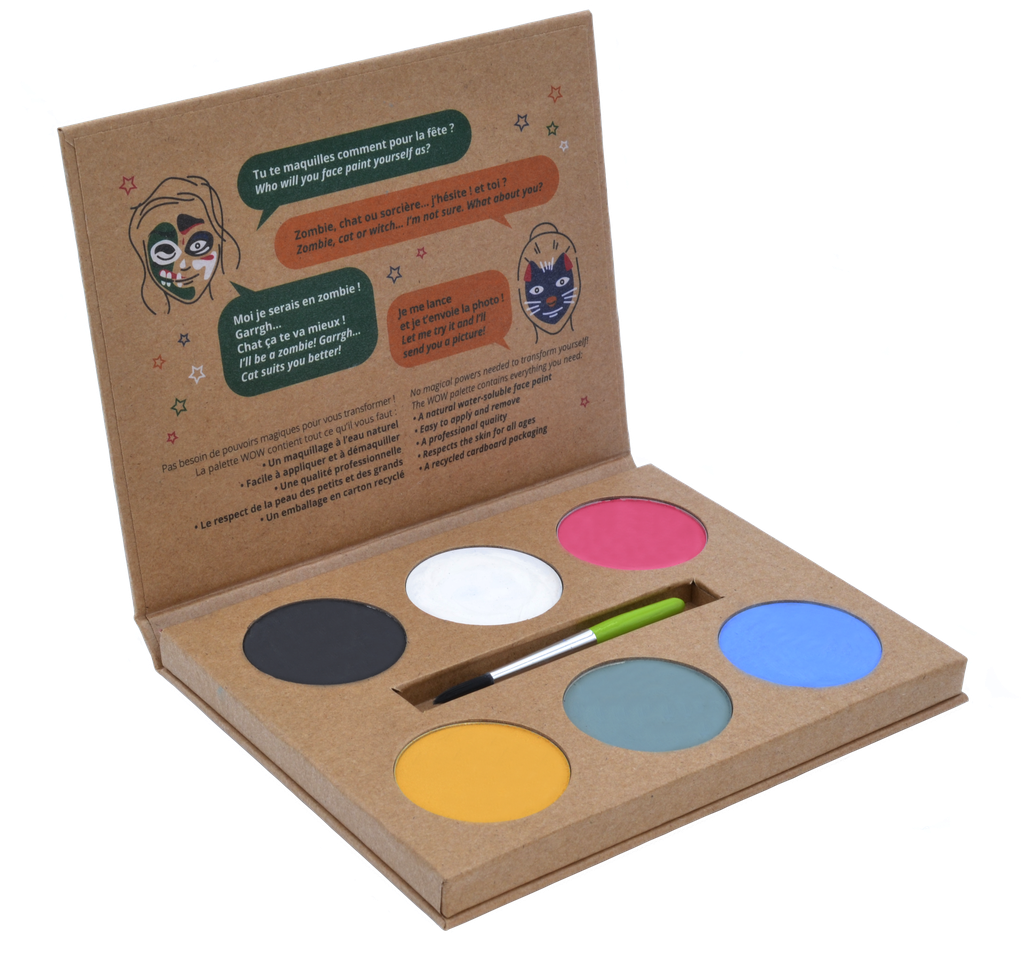 MAKE-UP, 6-tinten organisch palet