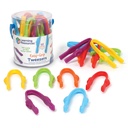 PINCES EN PLASTIQUE "EASY GRIP", LOT DE 12