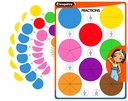Fractionele kleefstickers, 18 vellen