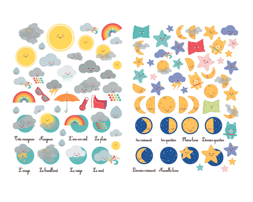 WEERSTICKERS, 2 VELLEN