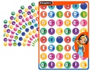 Smiley "Fun" zelfklevende stickers, 10 vellen