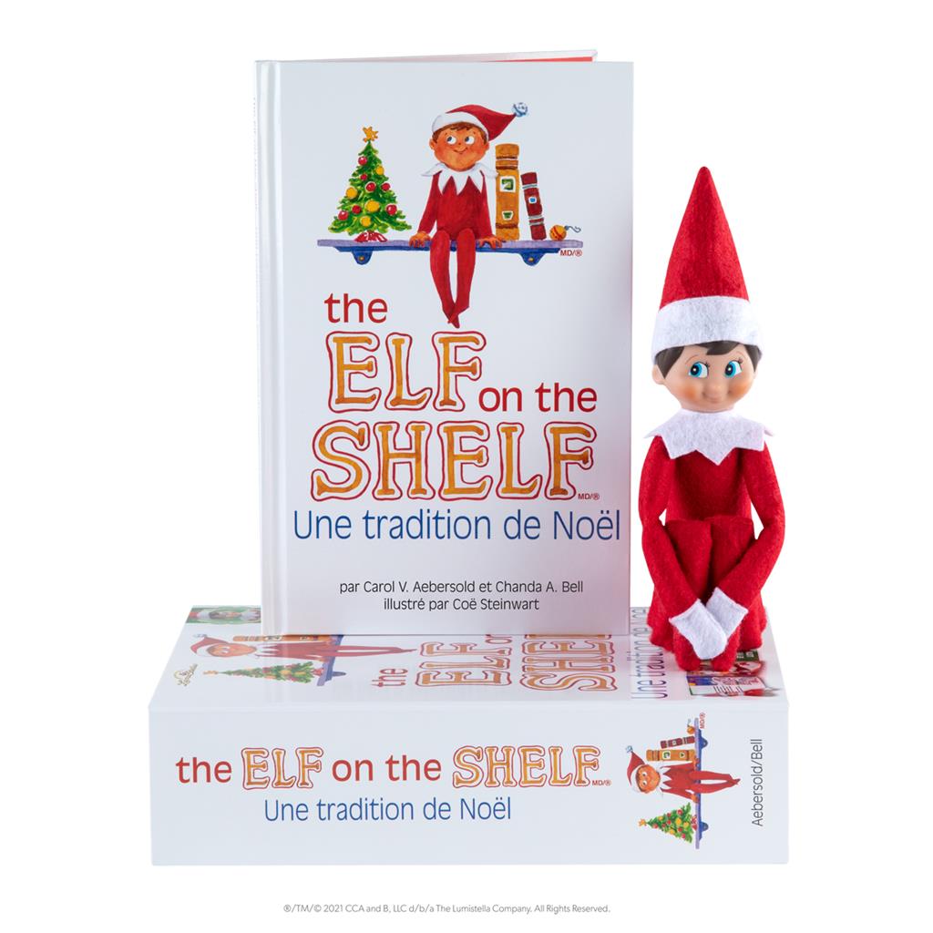 ELF ON THE SHELF, THE ELF AND THE BOOK