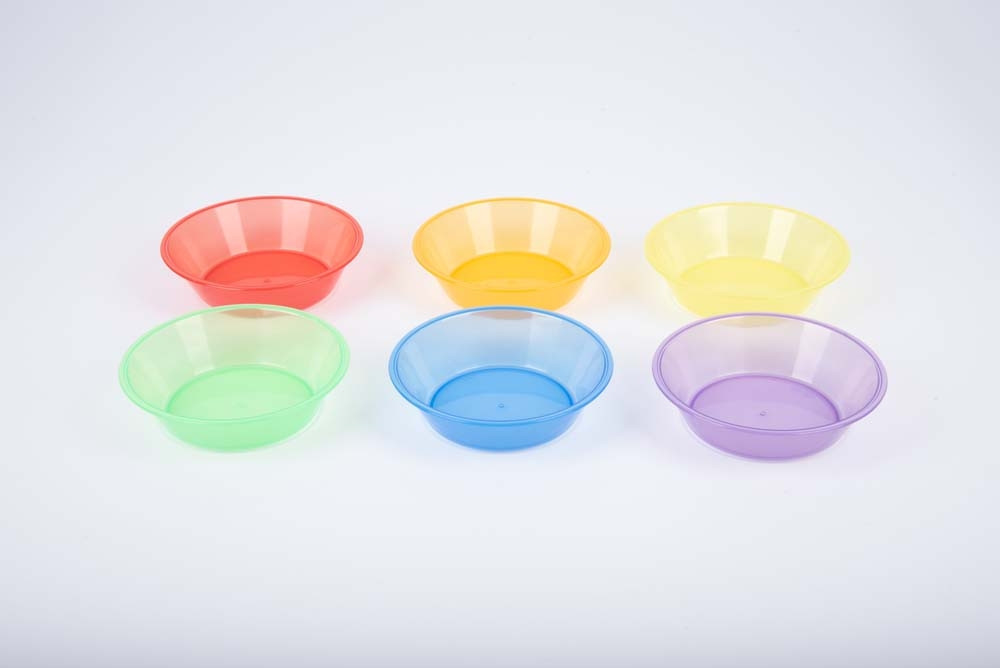 TRANSPARENTE SORTIERSCHALEN, 6ER-SET