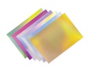 CARTON ET PAPIER "MAGIC RAINBOW", BLOC DE 12 FEUILLES ASS.