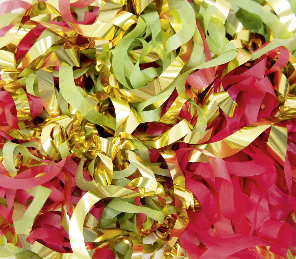 WEIHNACHTS-CURL-SEIDENPAPIER