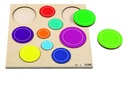 PUZZLE RELIEF KREISE, 10 STK