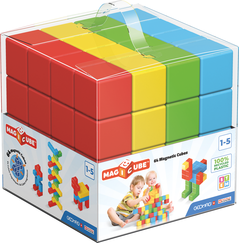MAGICUBE CRYSTAL- KIT SCOLAIRE, 64 PIECES