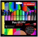 STABILO PEN 68 MAX ARTY, VERPAKKING VAN 12