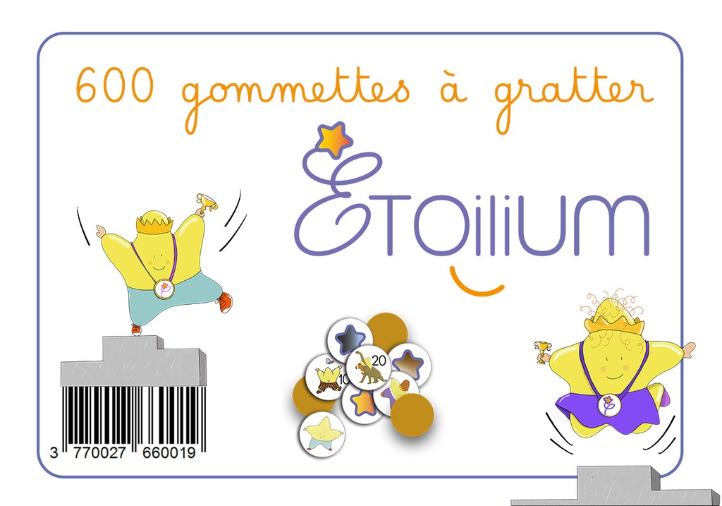 ÉTOILIUM STICKERS, PAK VAN 600
