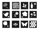 SWEET GARDEN STENCILS, SET VAN 12