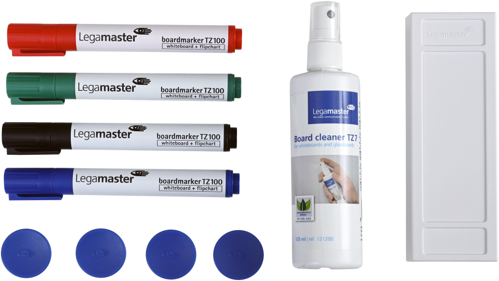 BASIS WHITEBOARDSET, 10 STUKS