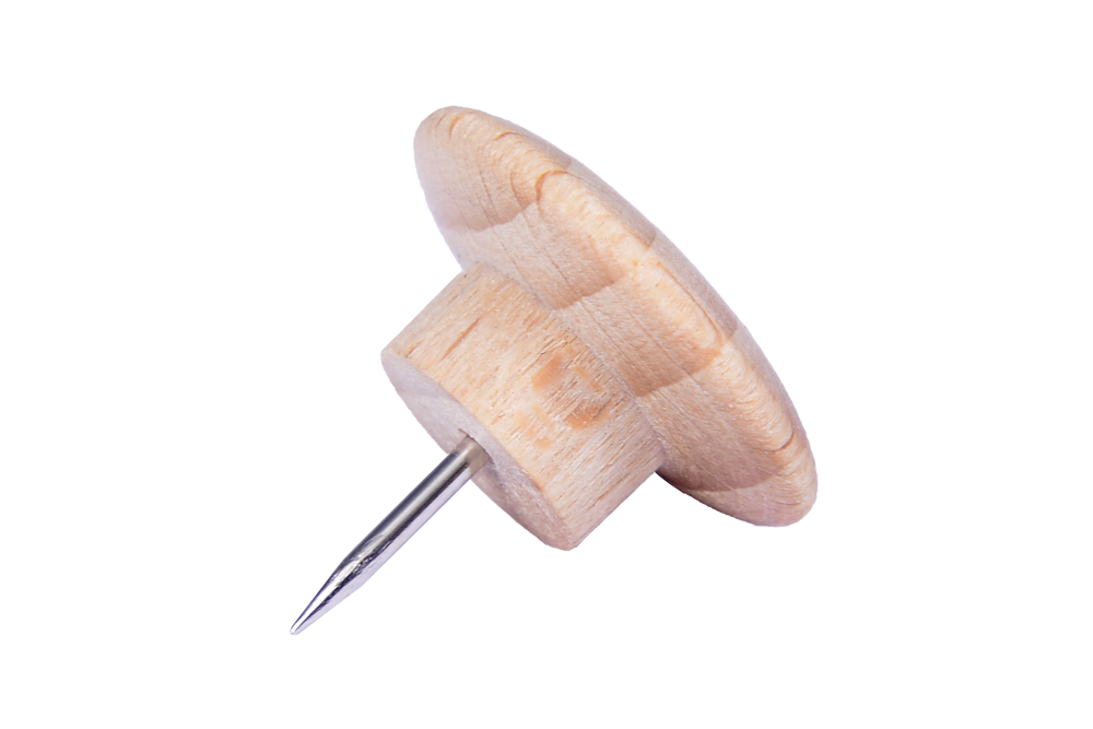 Reißzwecken aus Holz, 25 Stück