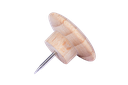 Wooden Push Pins, 25 Pieces
