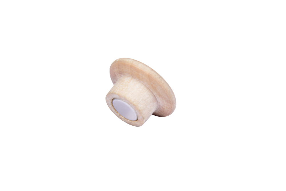 WOODEN MAGNETS -25MM, 5 PCS