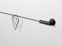 SCHWARZE BÜROKLAMMERN FÜR KABEL, 30 STK